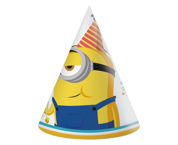 Καπελάκια πάρτυ Minions 2 The Rise of Gru (6 τεμ)