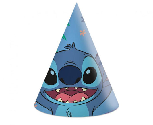 Καπελάκια πάρτυ Stitch & Angel (6 τεμ)