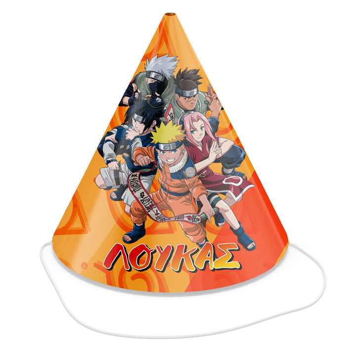 Καπελάκια πάρτυ Naruto (4 τεμ)