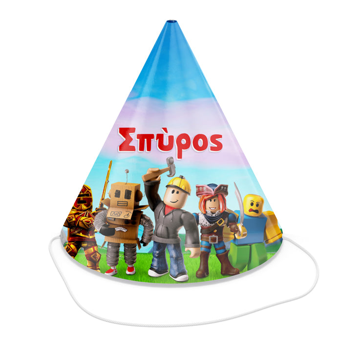 Καπελάκια πάρτυ Roblox (4 τεμ)