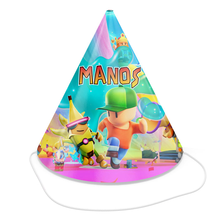 Καπελάκια πάρτυ Stumble Guys (4 τεμ)