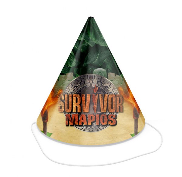 Καπελάκια πάρτυ Survivor (4 τεμ)
