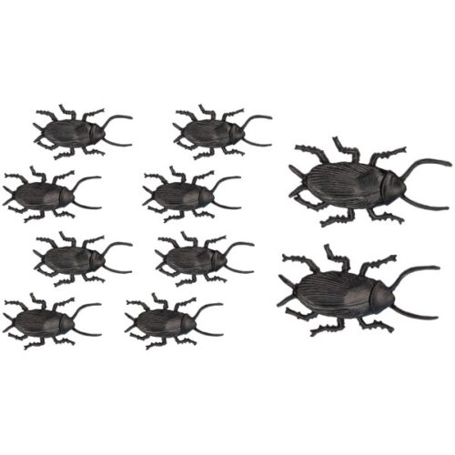 Καφέ πλαστικές Κατσαρίδες (10 τεμ)