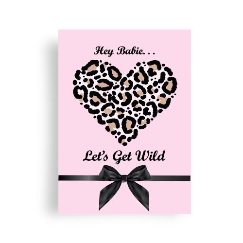 Μπουκέτο Βαλεντίνου με εσώρουχο και δωράκια Λεοπάρ