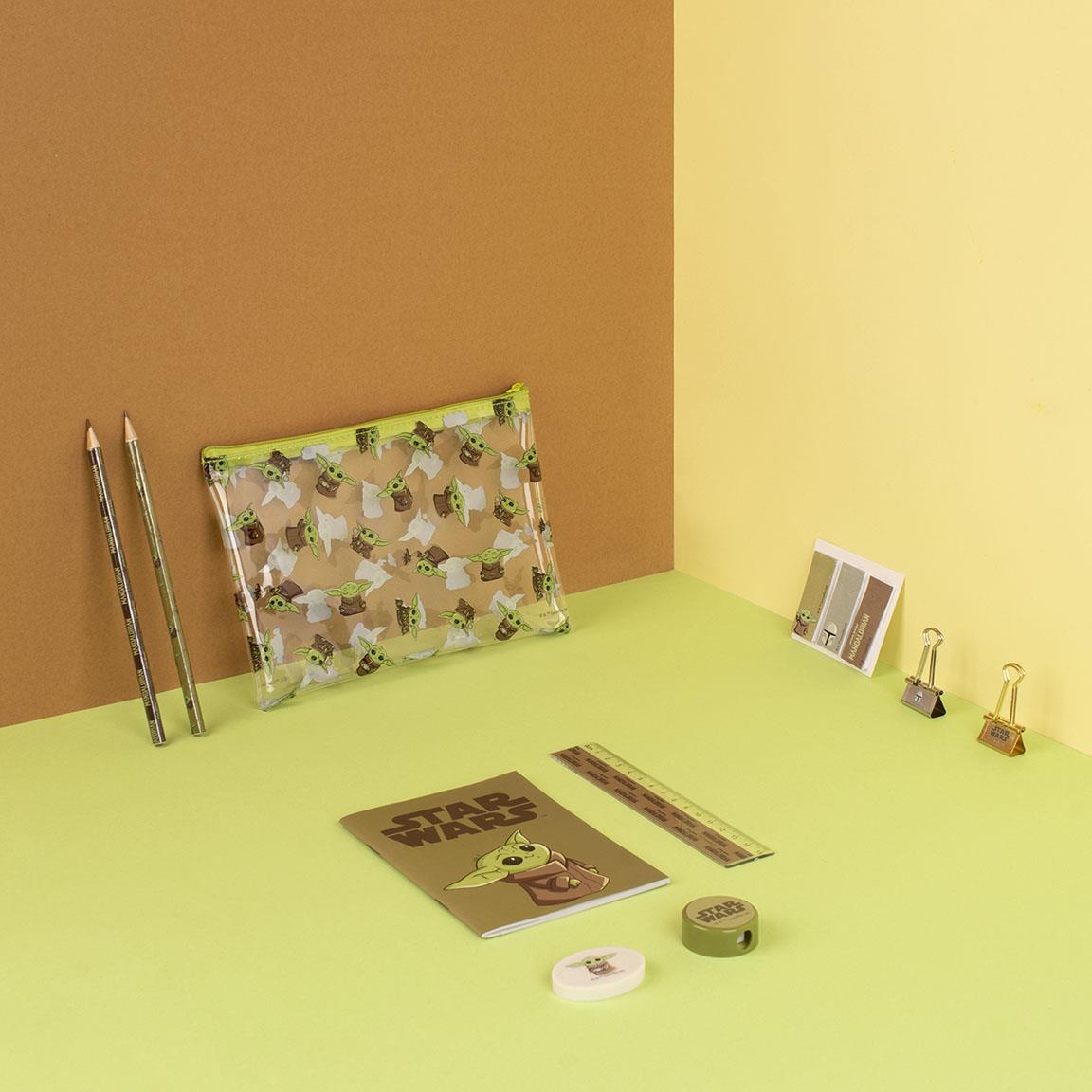 Κασετίνα γεμάτη σχολικά είδη - The Mandalorian Grogu