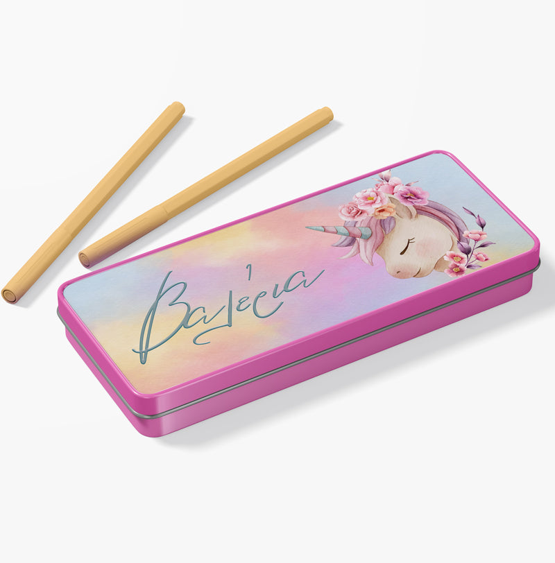 Κασετίνα με όνομα - μαγικός Μονόκερος