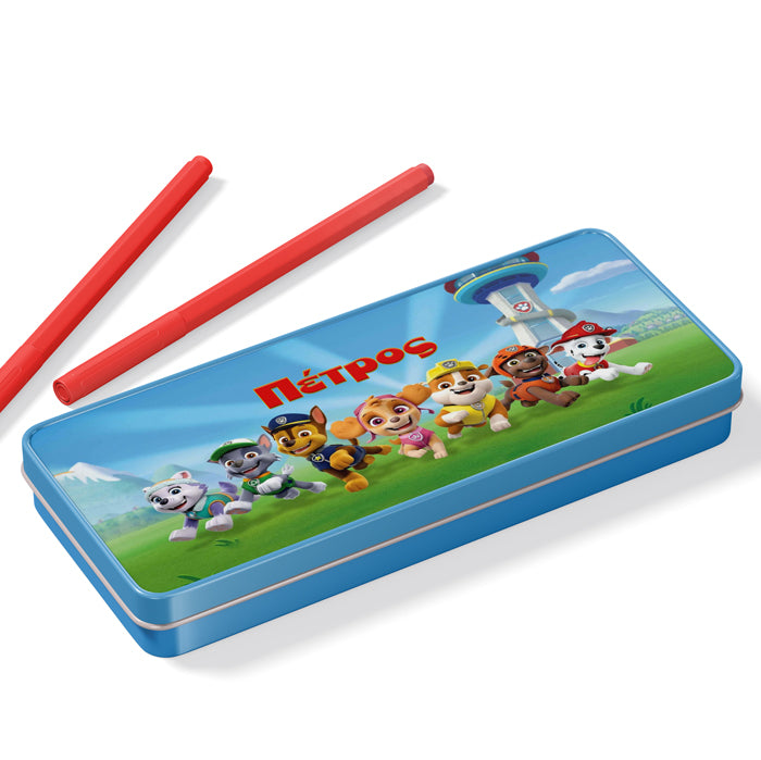 Κασετίνα με όνομα - Paw Patrol