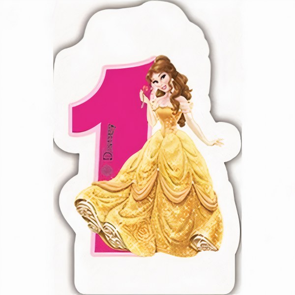 Κεράκι Πριγκίπισσα Πεντάμορφη αριθμός 1