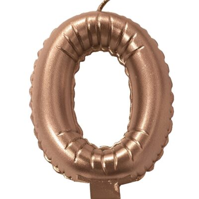 Κεράκι Rosegold Αριθμός 0