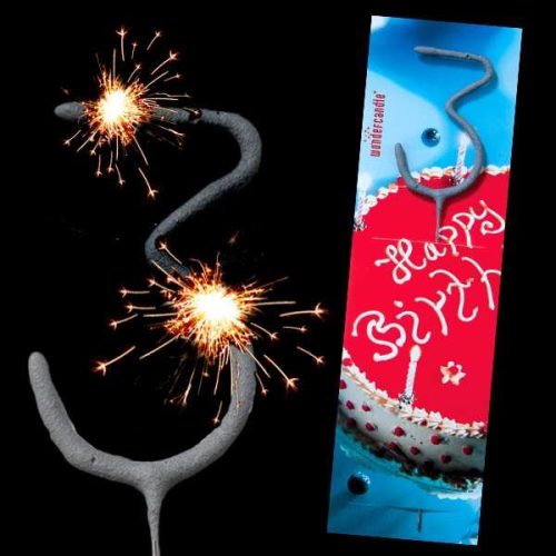 Κεράκι Sparkle αριθμός 3