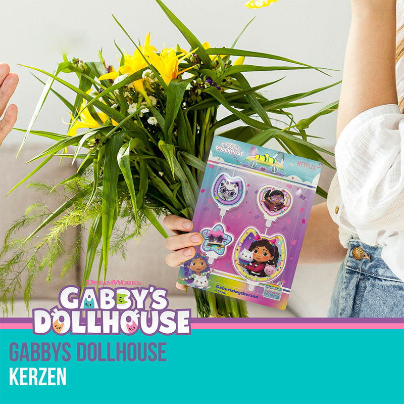 Κεράκια Γενεθλίων - Gabbys Dollhouse (4 τεμ)