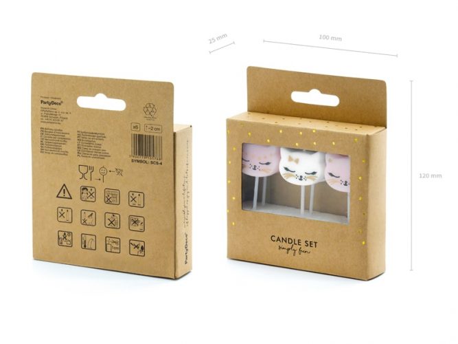 Κεράκια γενεθλίων Γατούλα (6 τεμ)