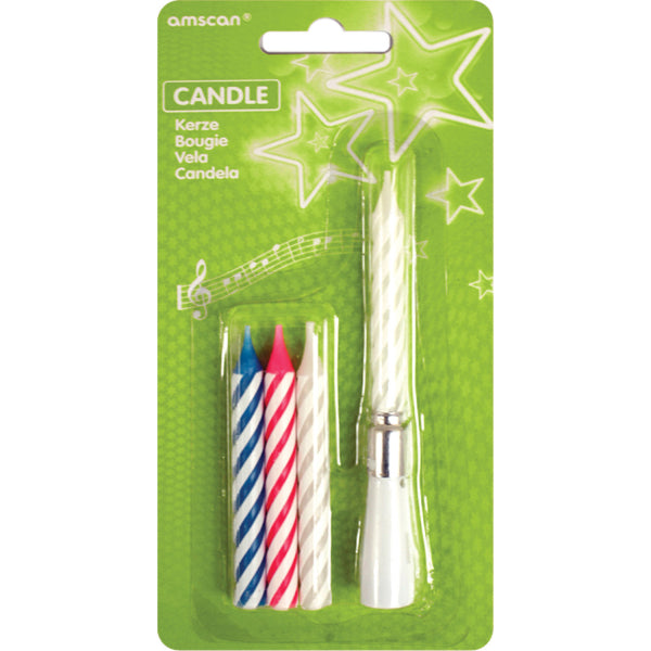 Κεράκια τούρτας Μουσικά (4 τεμ)