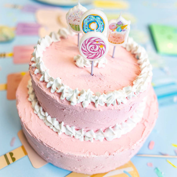 Κεράκια τούρτας Ζαχαρωτά (4 τεμ)