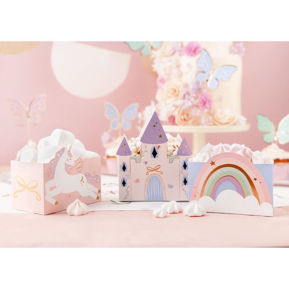 Κουτάκια για Σνακ Μονόκερος και Κάστρο (6 τεμ)