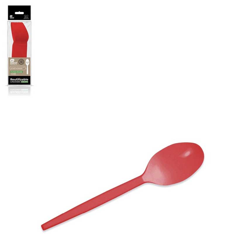 Κουταλάκια πάρτυ Κόκκινα (15 τεμ)