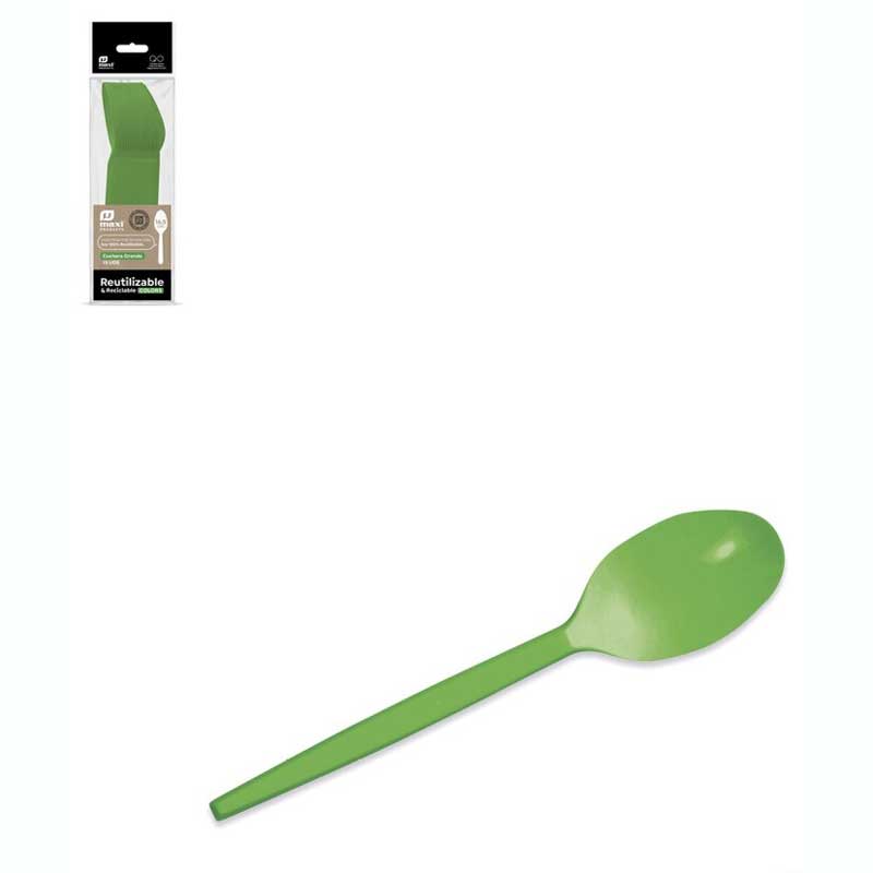 Κουταλάκια πάρτυ Πράσινα (15 τεμ)