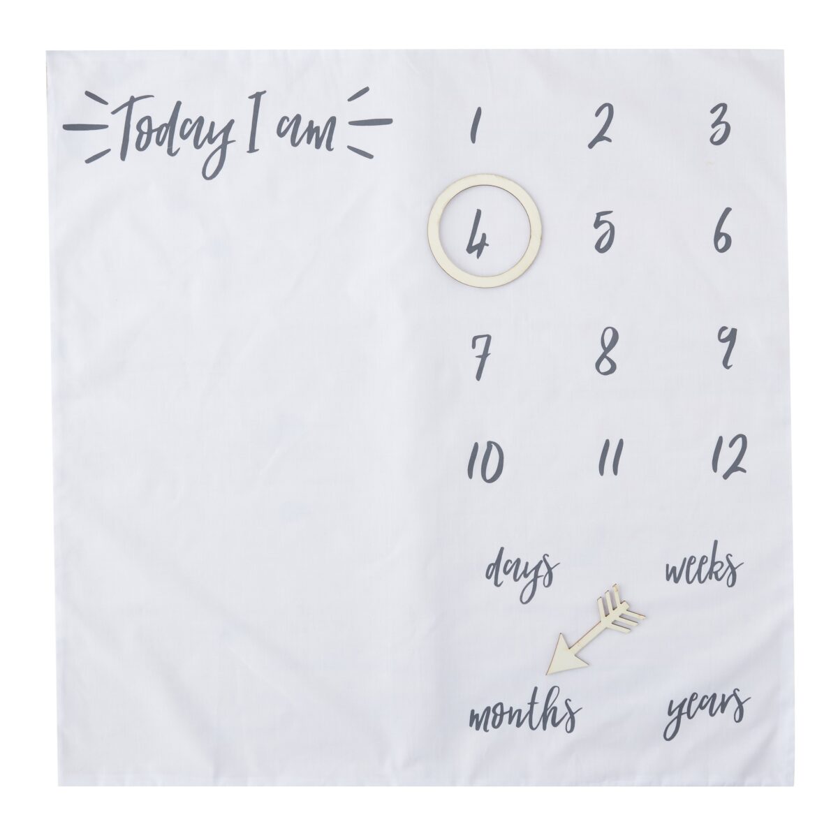 Κουβερτάκι για φωτογραφίες μωρού κάθε μήνα