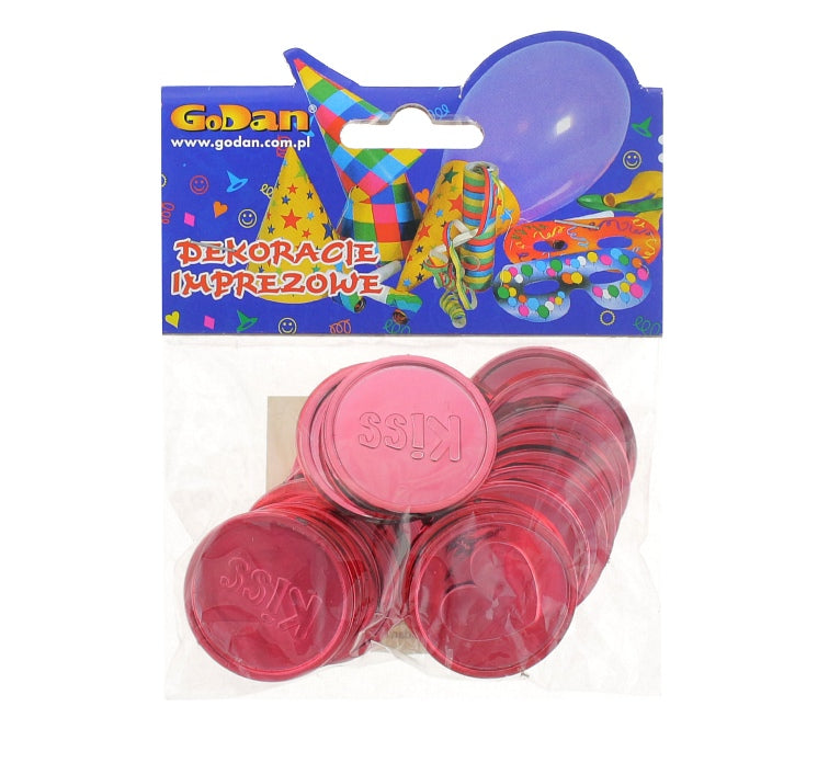 Κόκκινα Νομίσματα Αγίου Βαλεντίνου (24 τεμ)