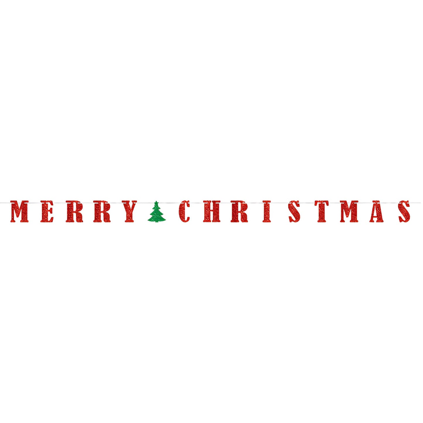 Κόκκινη Γιρλάντα Merry Christmas 365cm
