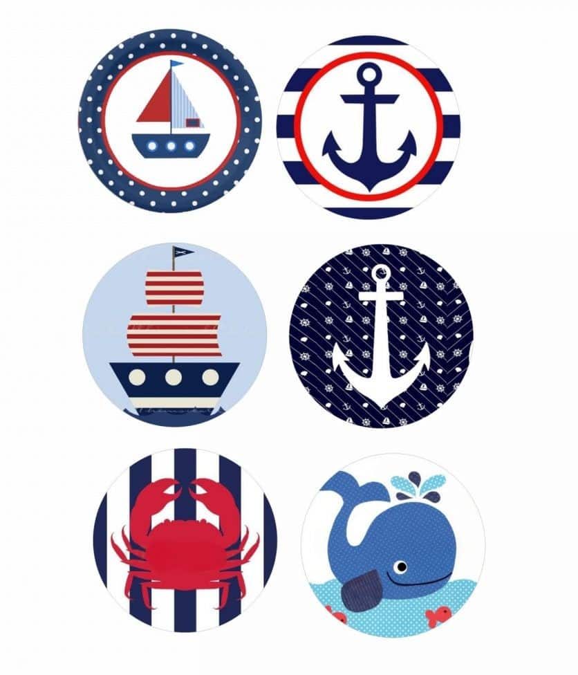 Κονκάρδες Ναυτικό (6 τεμ)