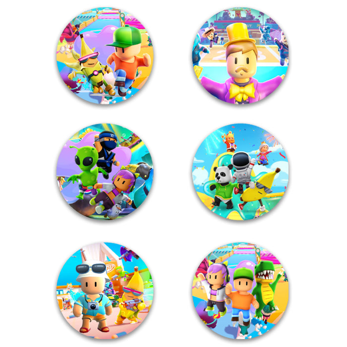 Κονκάρδες Stumble Guys (6 τεμ)