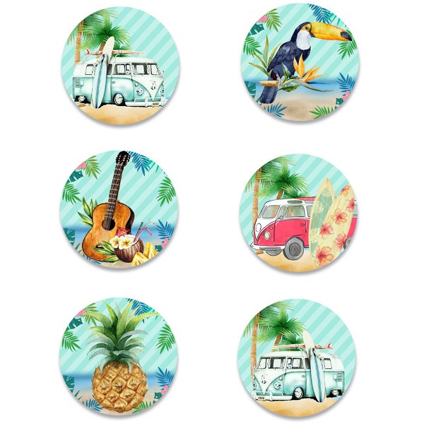 Κονκάρδες Tropical (6 τεμ)