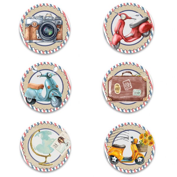 Κονκάρδες Βέσπα (6 τεμ)