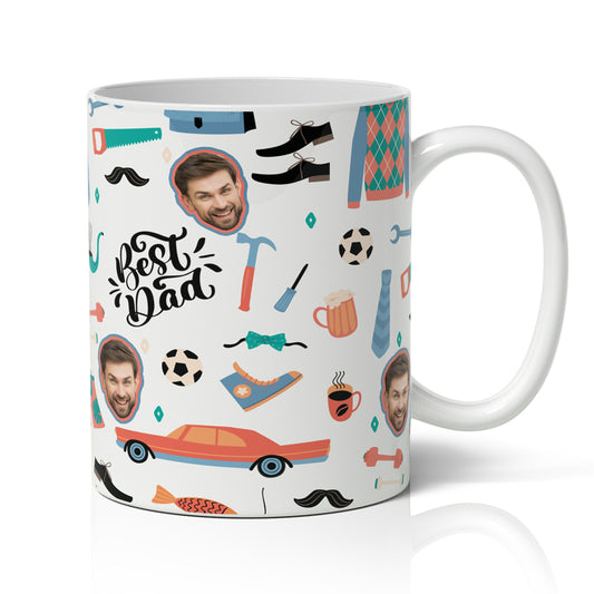 Κούπα για Μπαμπά - Best Dad με Φωτογραφία