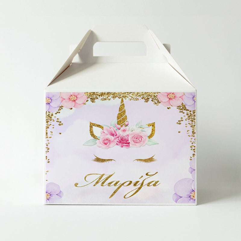 Κουτί Φαγητού - Μονόκερος Φλοράλ (3 τεμ)