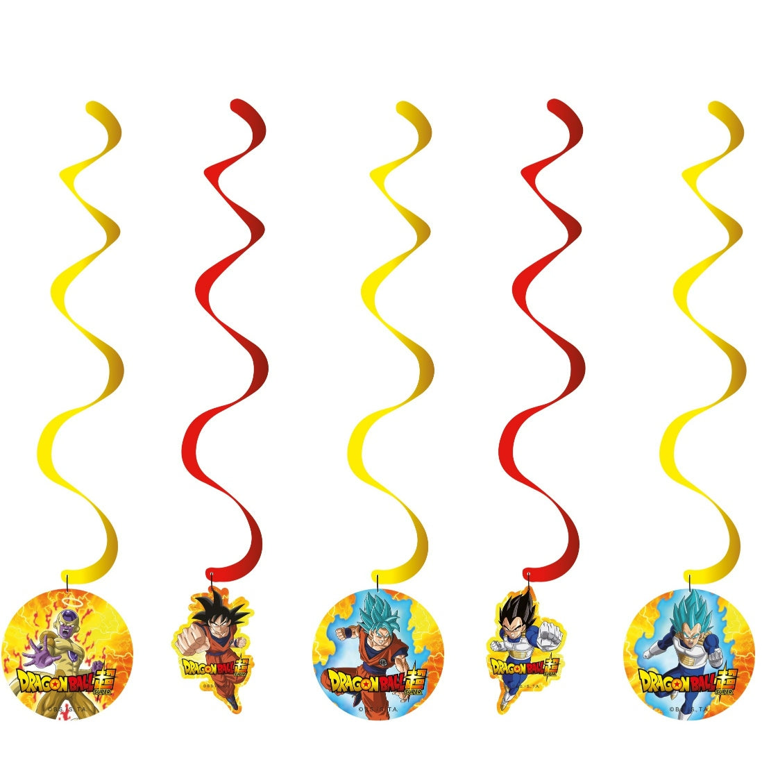 Κρεμαστά Διακοσμητικά Dragon Ball (5 τεμ)