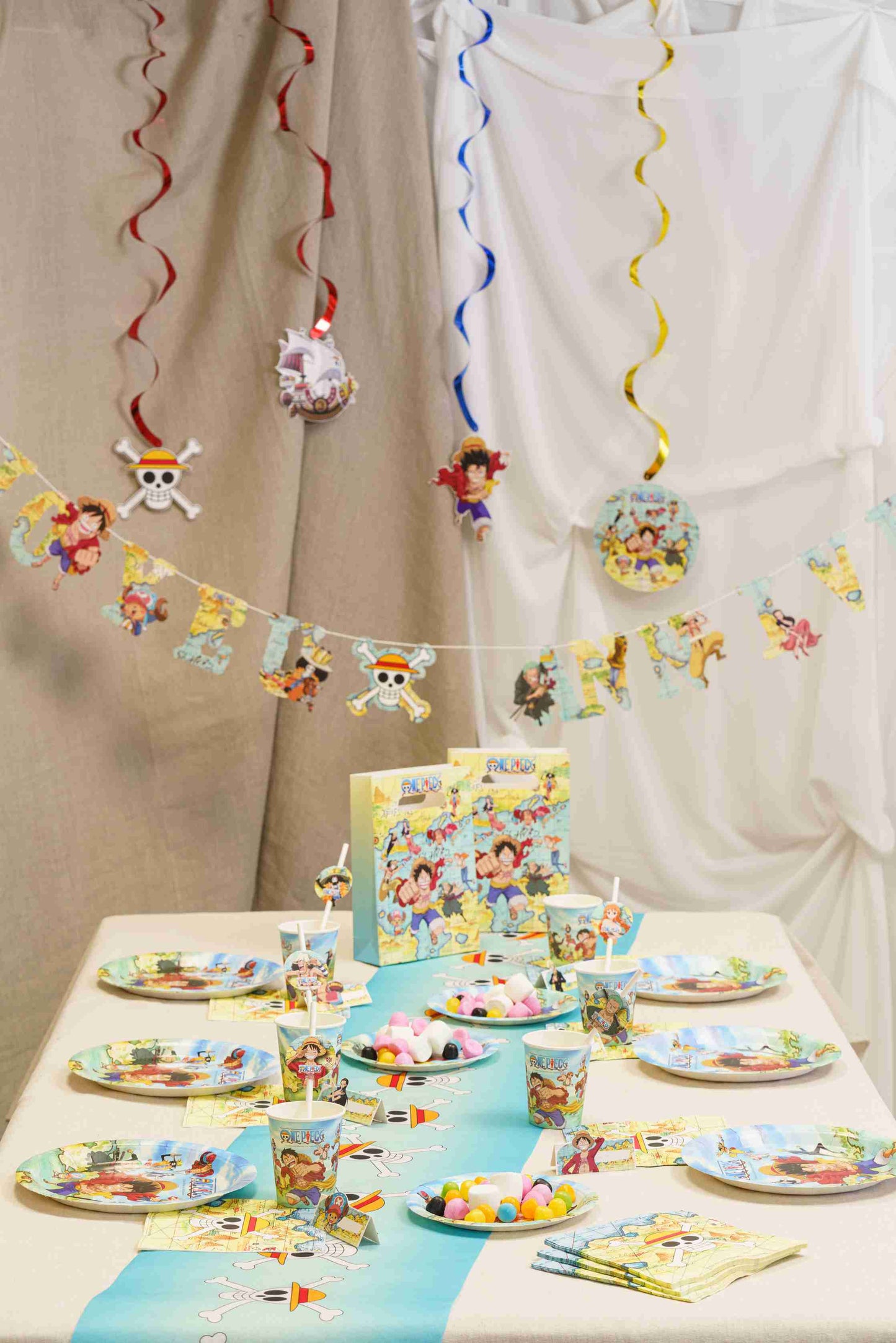 Κρεμαστά Διακοσμητικά One Piece (5 τεμ)