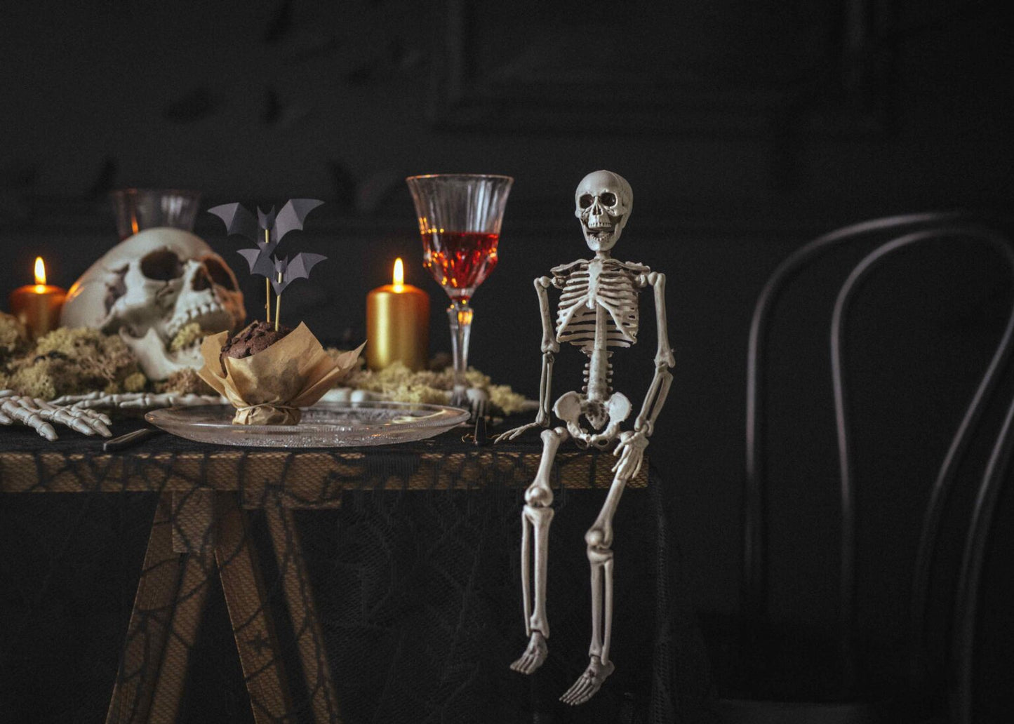 Κρεμαστός Διακοσμητικός Σκελετός 40cm