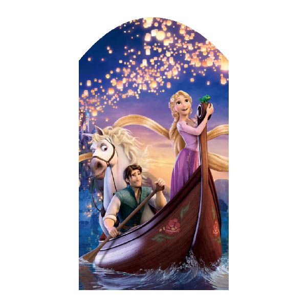 Ξύλινο διακοσμητικό Ραπουνζέλ