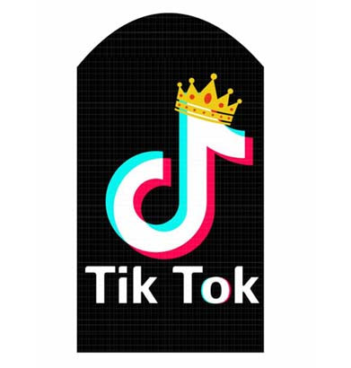 Ξύλινο διακοσμητικό Tik Tok
