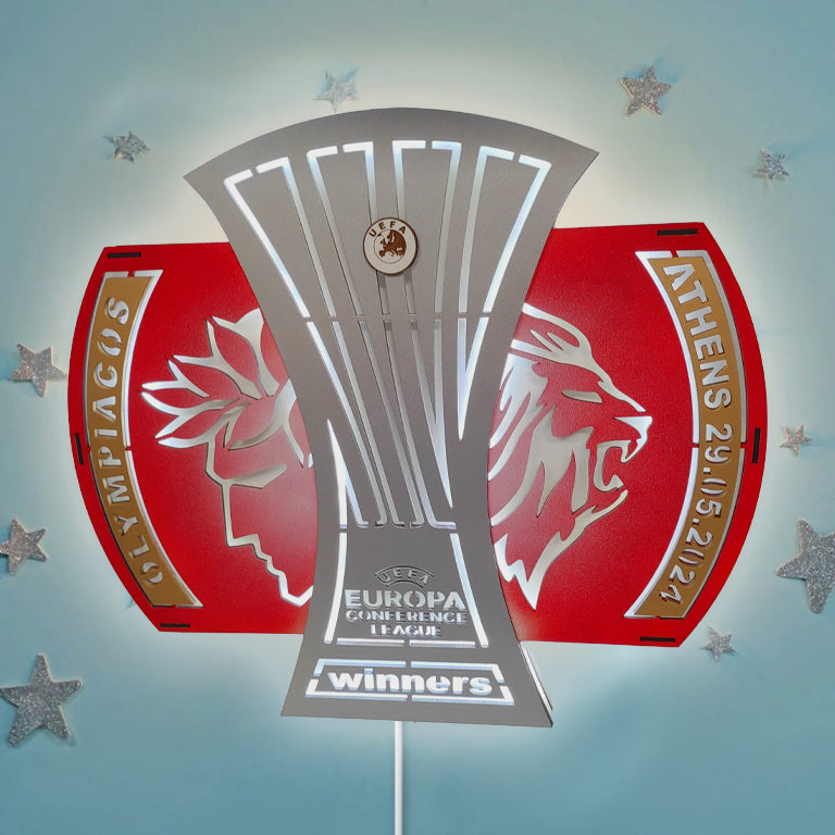 Ξύλινο Φωτιστικό - ΟΣΦΠ Κύπελλο