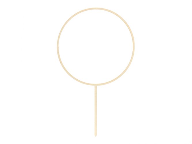 Ξύλινο Topper τούρτας Στρογγυλό