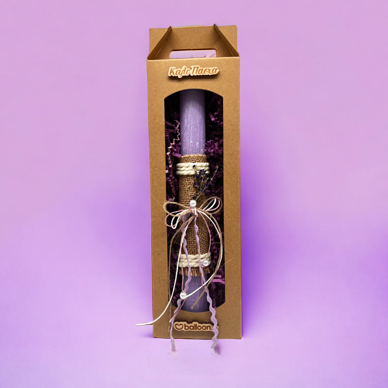 Λαμπάδα Αρωματική Λεβάντα