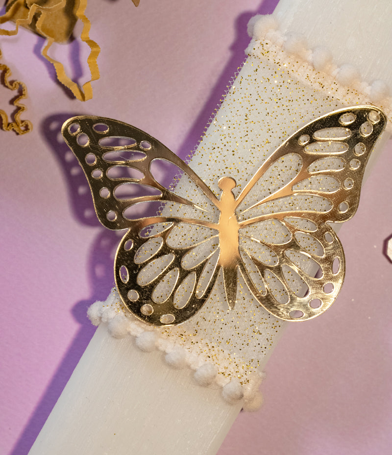 Λαμπάδα Αρωματική Plexi Πεταλούδα