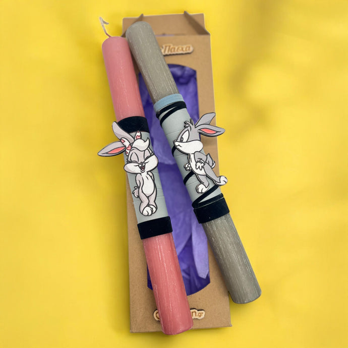 Λαμπάδες για Ζευγάρι Αρωματικές - Lola & Bugs Bunny (2 τεμ)