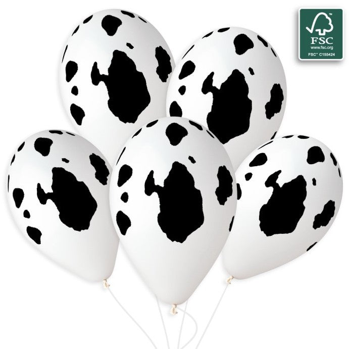Λάτεξ Μπαλόνια Cow Print ( τεμ)