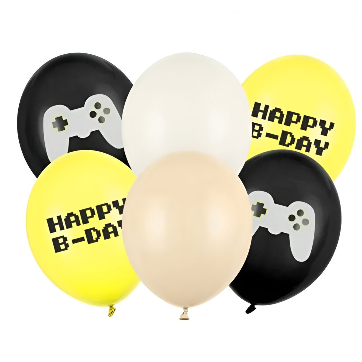 Λάτεξ Μπαλόνια Γενεθλίων Gaming (6 τεμ)