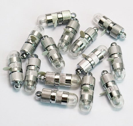 LED λευκό φωτάκι ψείρα με μπαταρία