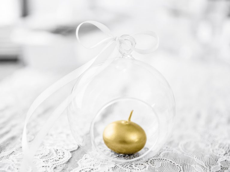 Λευκή σατέν φαρδιά κορδέλα (25m)