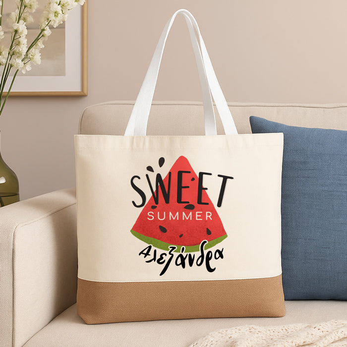 Πάνινη Τσάντα Ώμου - Sweet Summer