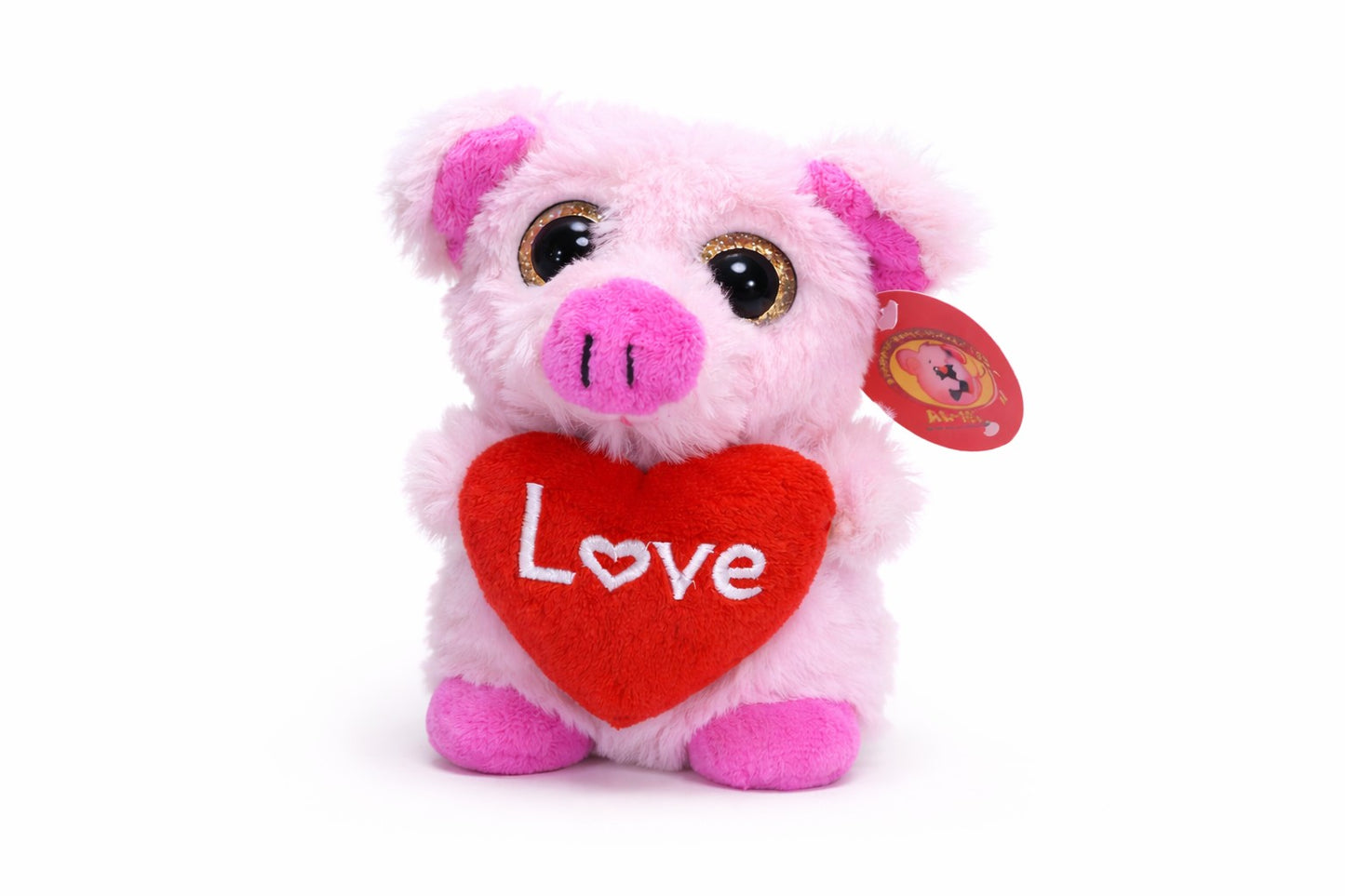 Λούτρινο Αρκουδάκι Love 12cm (Τυχαία Επιλογή)
