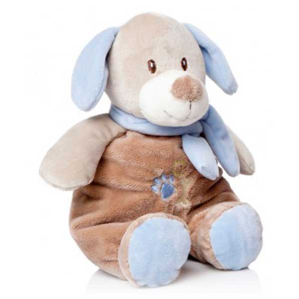 Λούτρινο-Κουδουνίστρα Σκυλάκι για αγοράκι