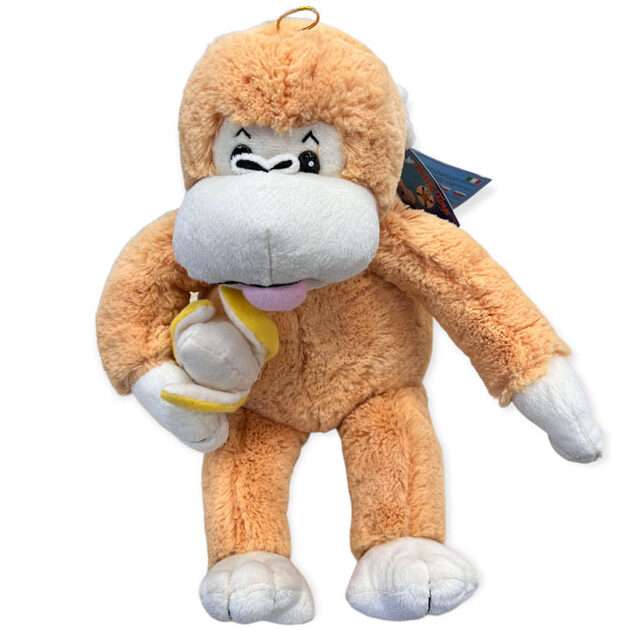 Λούτρινο Μπεζ Μαϊμουδάκι με μπανάνα