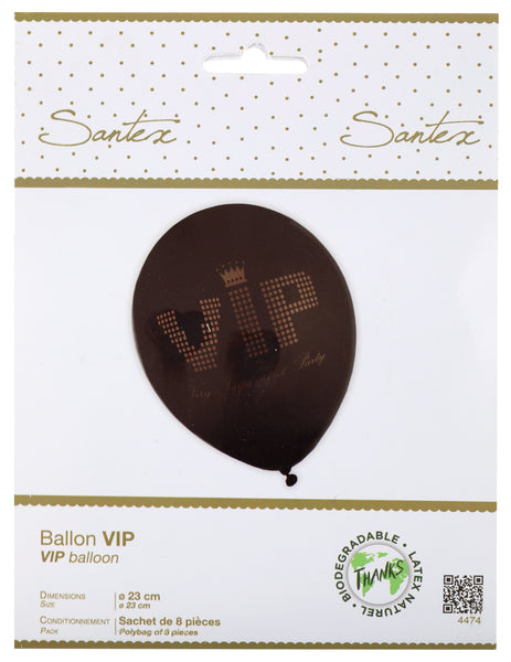Μαύρο Μπαλόνι VIP crowned