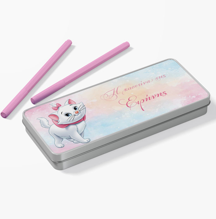 Κασετίνα με όνομα - Γατούλα Marie